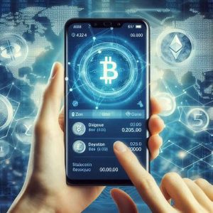 digital wallet on a smartphone screen